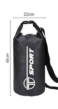 Load image into Gallery viewer, TT Sport 15ltr Waterproof bag PVC Dry Bag, 15L Dual Shoulder Straps
